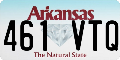 AR license plate 461VTQ