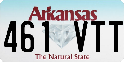 AR license plate 461VTT
