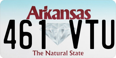 AR license plate 461VTU