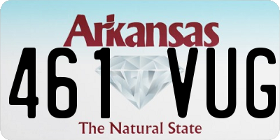 AR license plate 461VUG