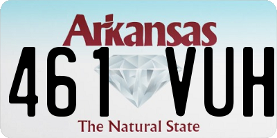 AR license plate 461VUH