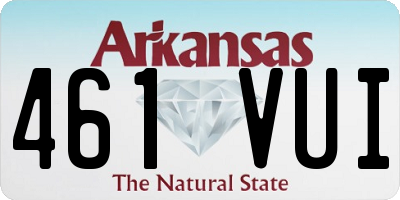 AR license plate 461VUI