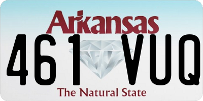 AR license plate 461VUQ