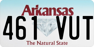 AR license plate 461VUT