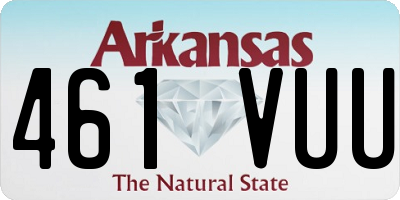 AR license plate 461VUU