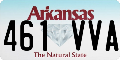AR license plate 461VVA