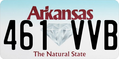 AR license plate 461VVB