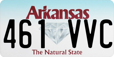 AR license plate 461VVC
