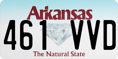 AR license plate 461VVD