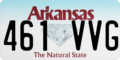 AR license plate 461VVG