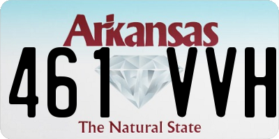 AR license plate 461VVH