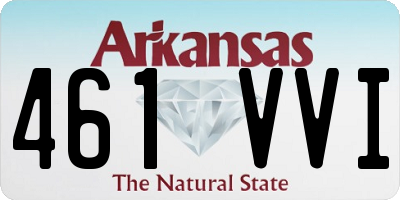 AR license plate 461VVI