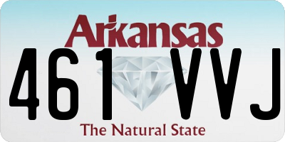 AR license plate 461VVJ