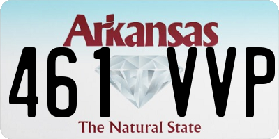 AR license plate 461VVP