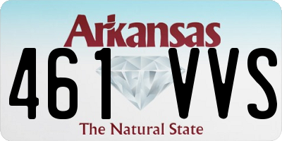 AR license plate 461VVS