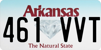 AR license plate 461VVT
