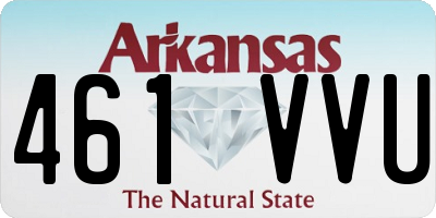 AR license plate 461VVU