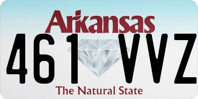AR license plate 461VVZ