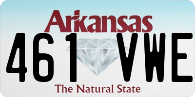 AR license plate 461VWE