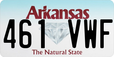AR license plate 461VWF