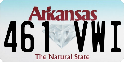 AR license plate 461VWI