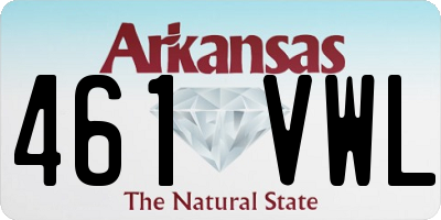 AR license plate 461VWL
