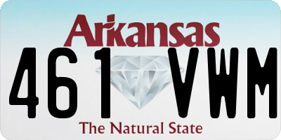 AR license plate 461VWM