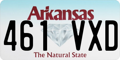 AR license plate 461VXD