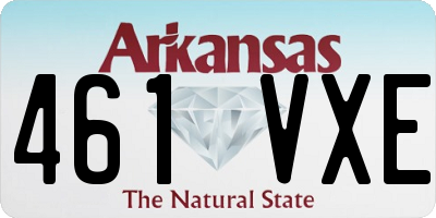 AR license plate 461VXE