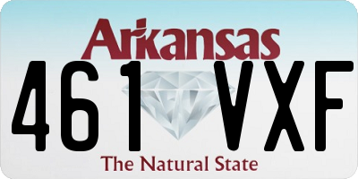 AR license plate 461VXF