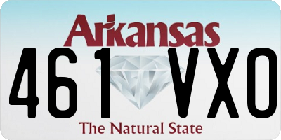 AR license plate 461VXO