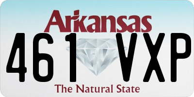 AR license plate 461VXP