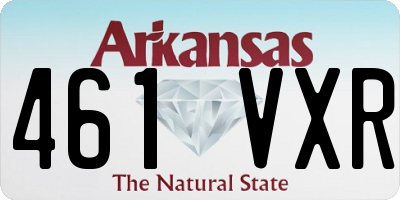 AR license plate 461VXR