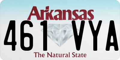 AR license plate 461VYA