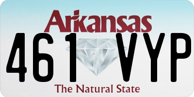 AR license plate 461VYP