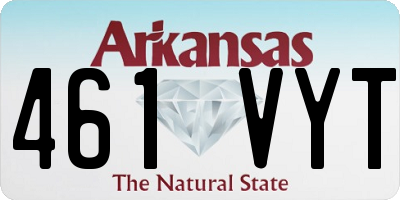 AR license plate 461VYT