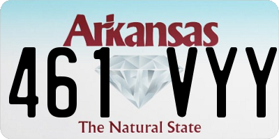 AR license plate 461VYY