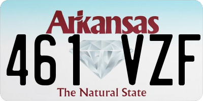AR license plate 461VZF