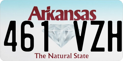 AR license plate 461VZH