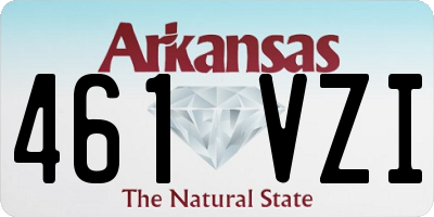 AR license plate 461VZI