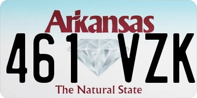 AR license plate 461VZK