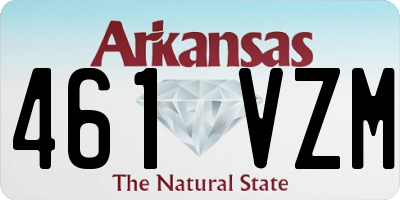 AR license plate 461VZM