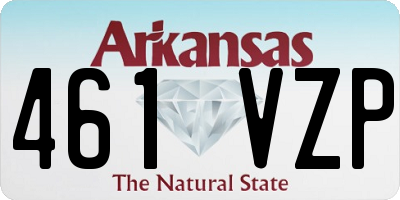 AR license plate 461VZP