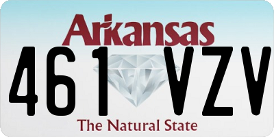 AR license plate 461VZV