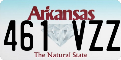 AR license plate 461VZZ