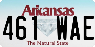AR license plate 461WAE