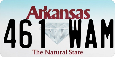 AR license plate 461WAM