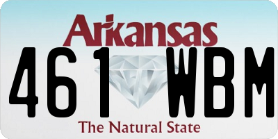 AR license plate 461WBM