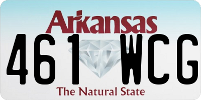 AR license plate 461WCG