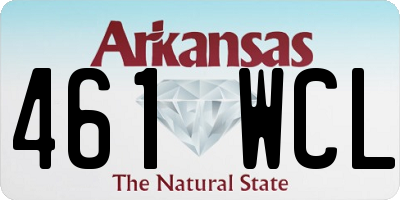 AR license plate 461WCL